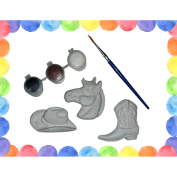 DIY Painting Kit - Cowboy set (+/- 4.5cm)