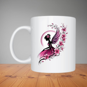 Mug - Fairy On Flowers (M106)