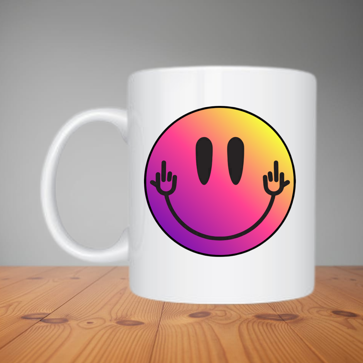 Mug - Purple Smiley F*#k You M320
