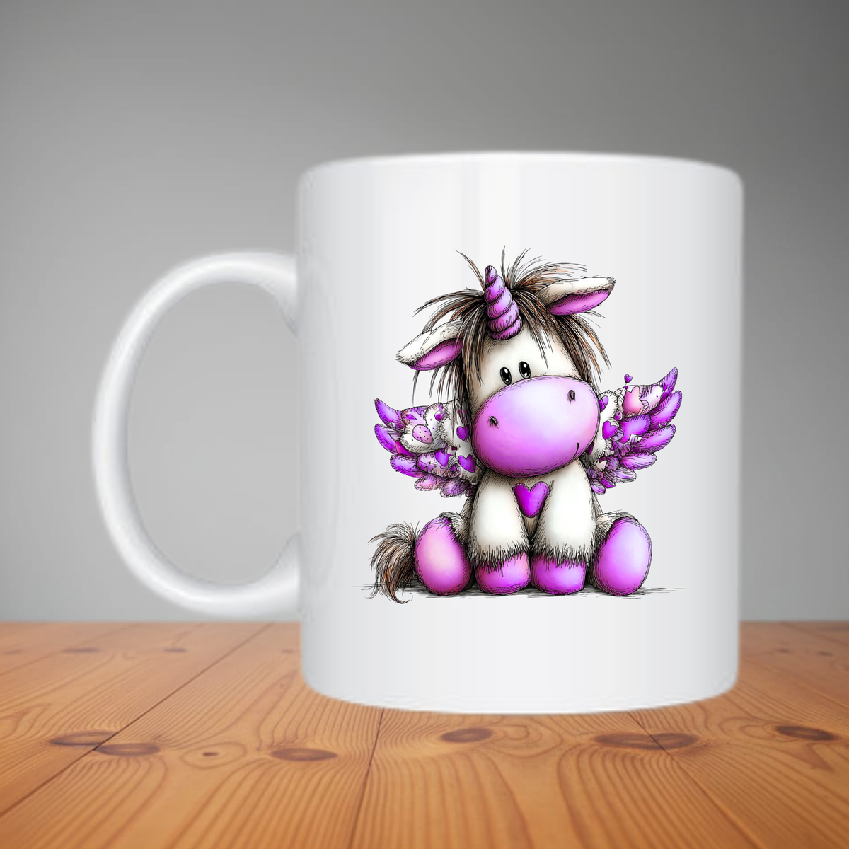 Mug - Cute Pegasus Lilac M537