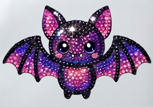 DIY Iron On Patch (DTF) - Diamond Bat