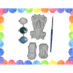 DIY Painting Kit - Formula 1 Car set (+/- 6.5cm & 4cm)