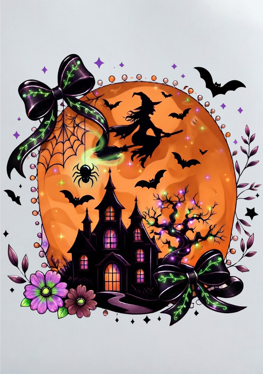 DIY Iron On Patch (DTF) - Mystical Witch