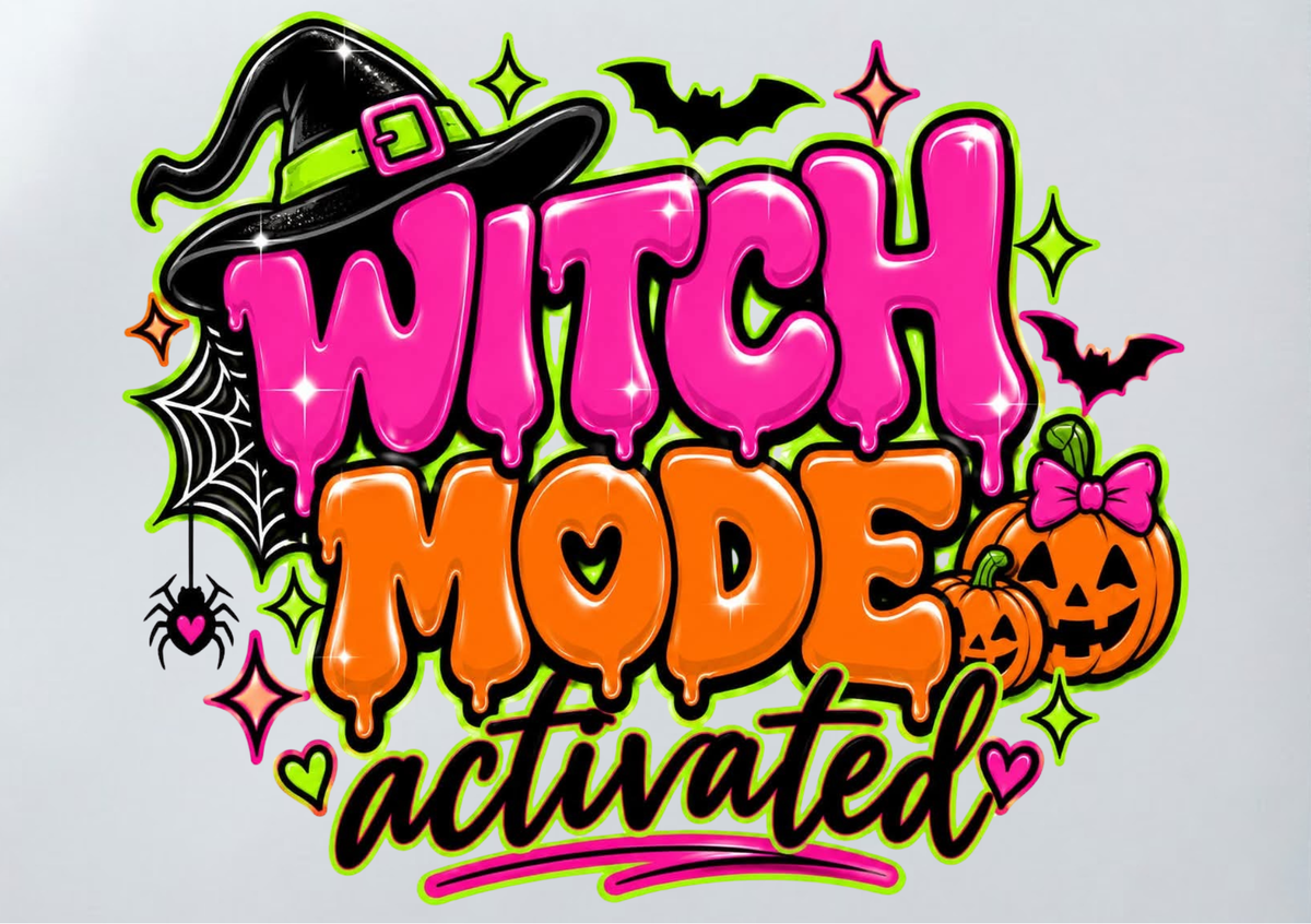 DIY Iron On Patch (DTF) - Witching Mode Activated