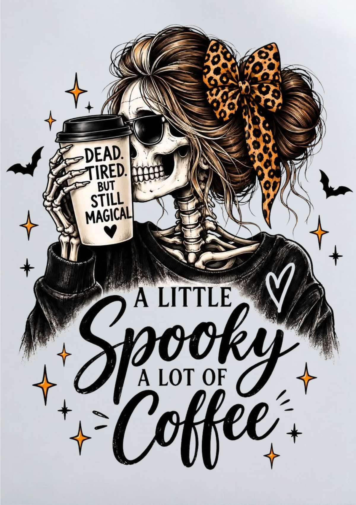 DIY Iron On Patch (DTF) - A Little Spooky