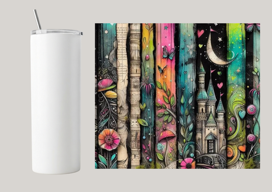 20oz Skinny Tumbler - Fairy Tale T048