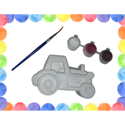 DIY Painting Kit - Tractor set (+/-  8.5cm)