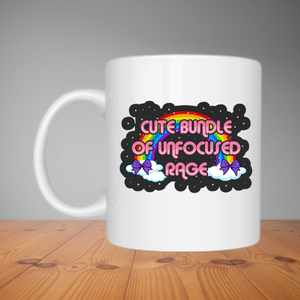 Mug - Cute Bundle of Unfocused Rage (M010)