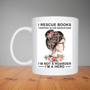 Mug - I Rescue Books (M113)