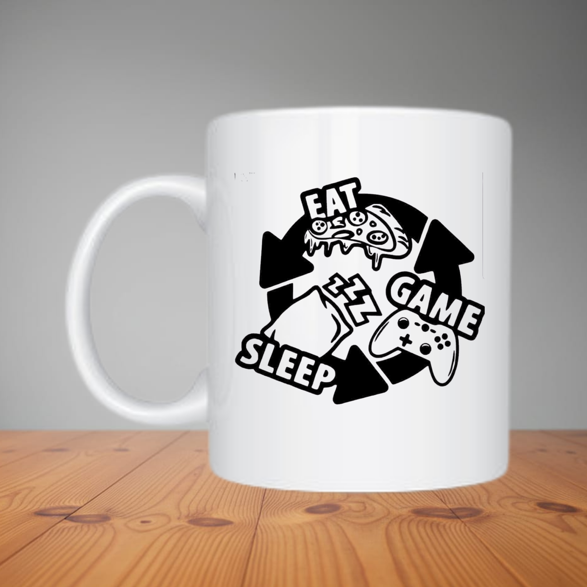 Mug - Eat Game Sleep (M128)
