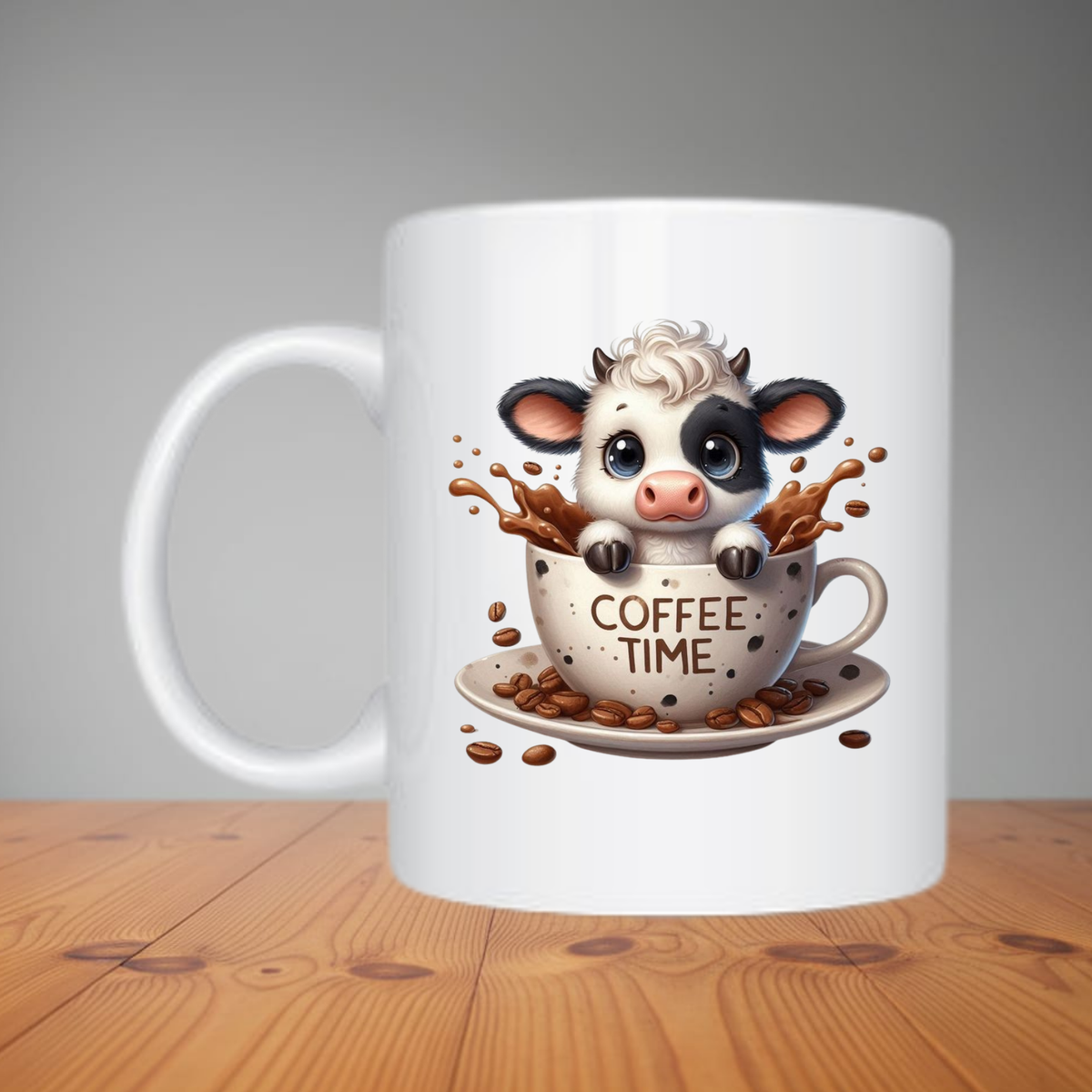 Mug - Cute Cow In Mug (M141)