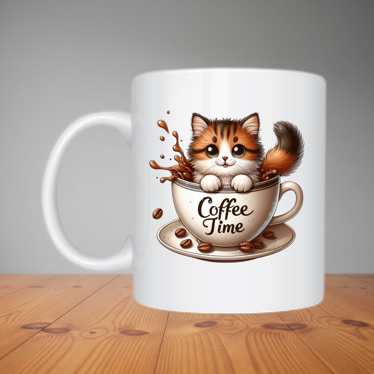 Mug - Cute Kitty In Mug (M142)