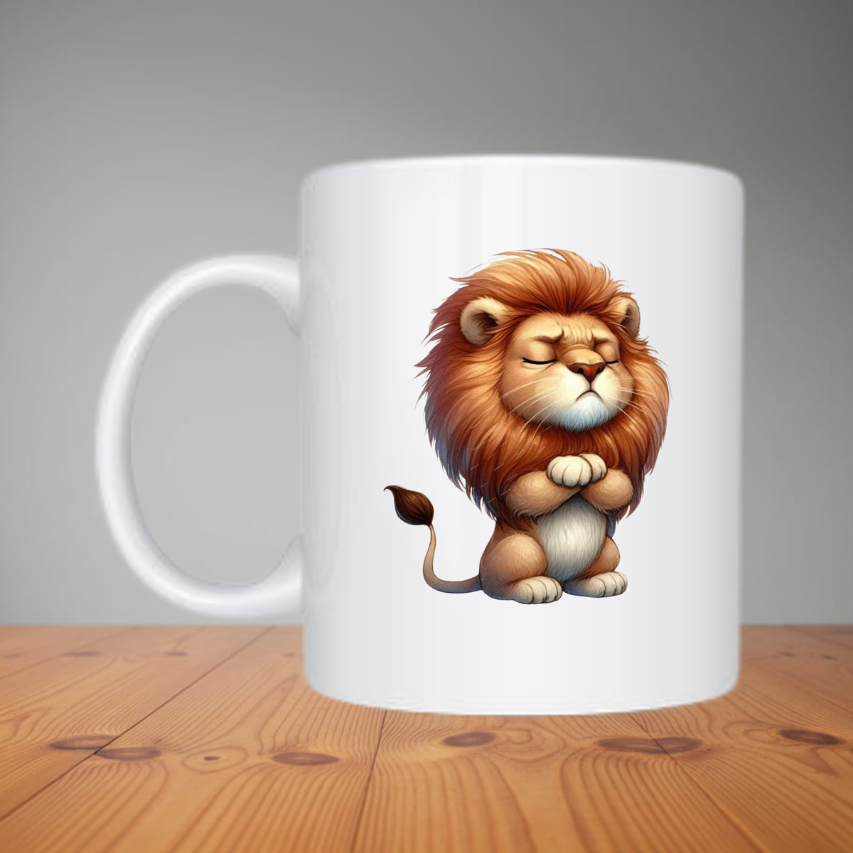 Mug - Grumpy Lion M207