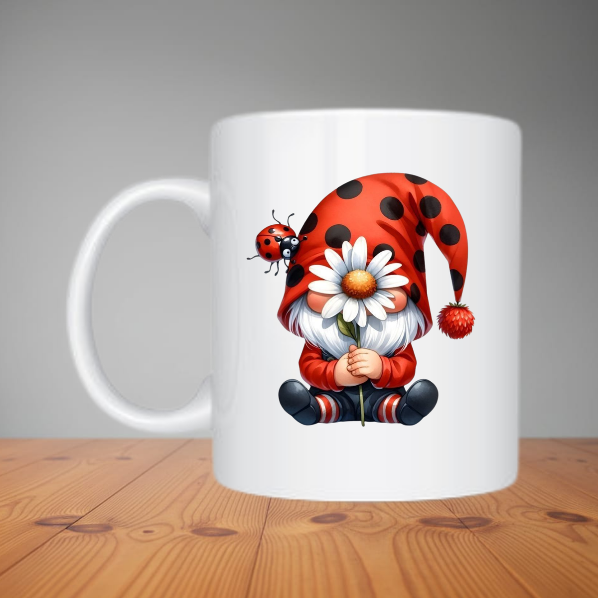 Mug - Cute Ladybug Gnome M222