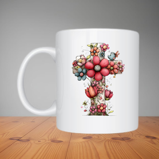 Mug -  Flower Cross M580