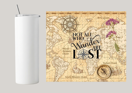 20oz Skinny Tumbler - Not All That Wonder T105