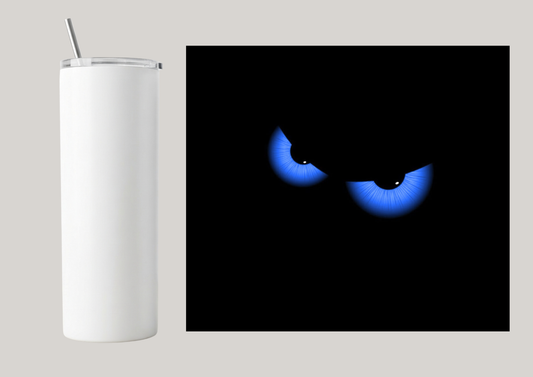 20oz Skinny Tumbler - Blue Eyes T161