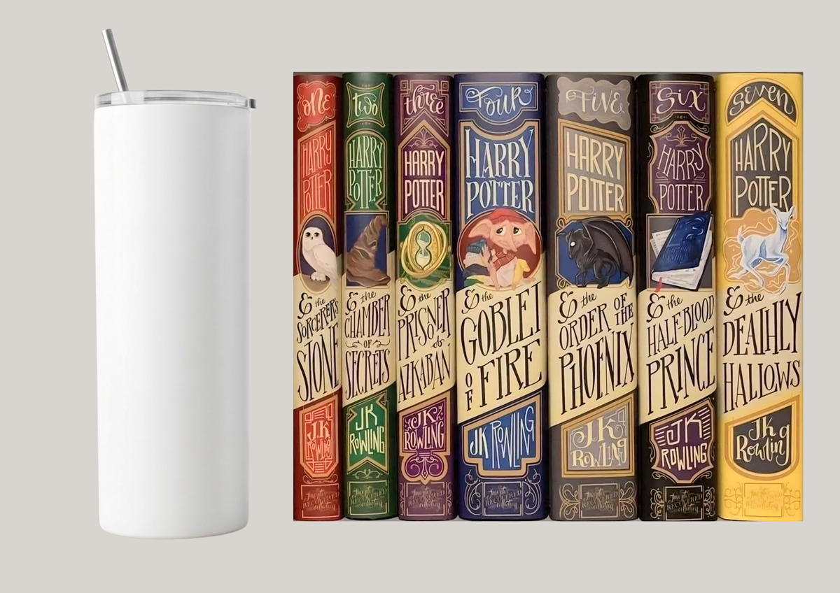 20oz Skinny Tumbler - Character Books T163