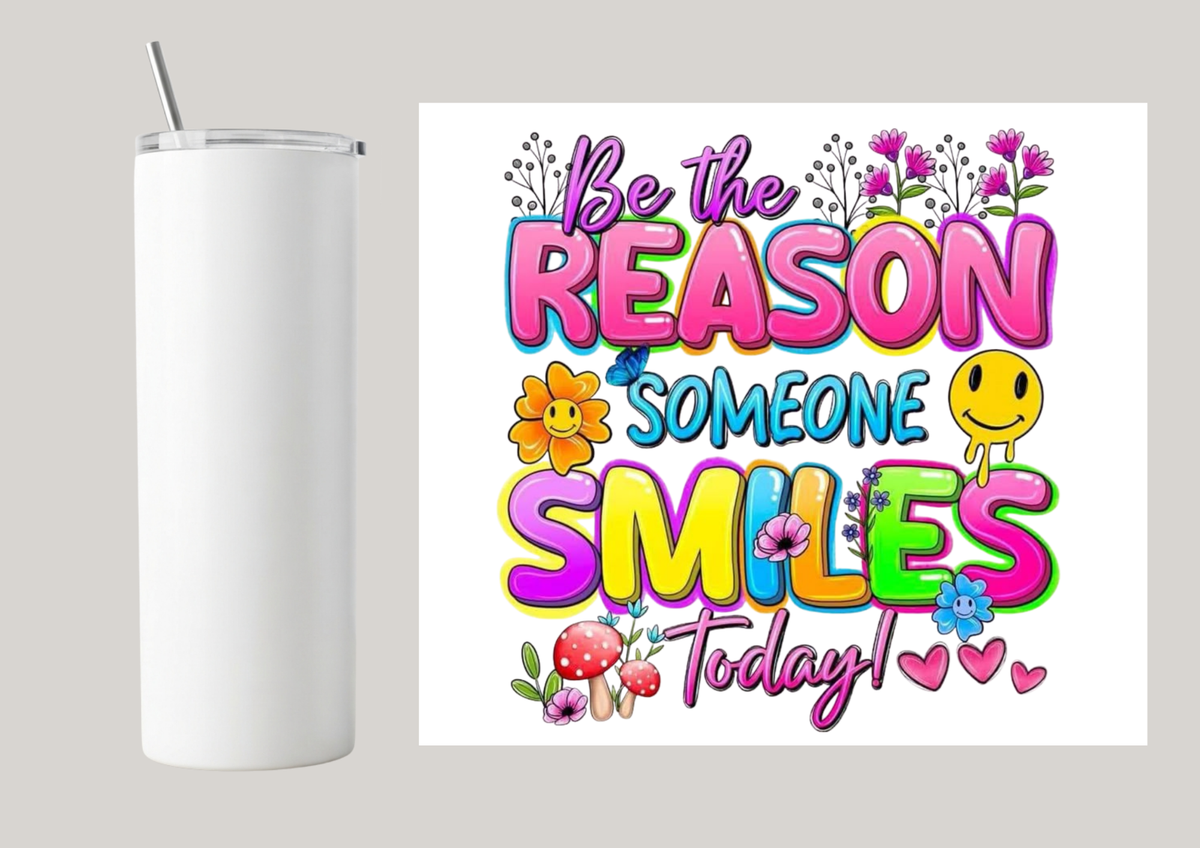 20oz Skinny Tumbler - Be The Reason T211